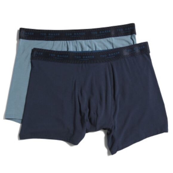 Ted Baker S/M/XL Two Pack Premium Soft Modal Prov Navy Boxer Briefs - Picture 2 of 8